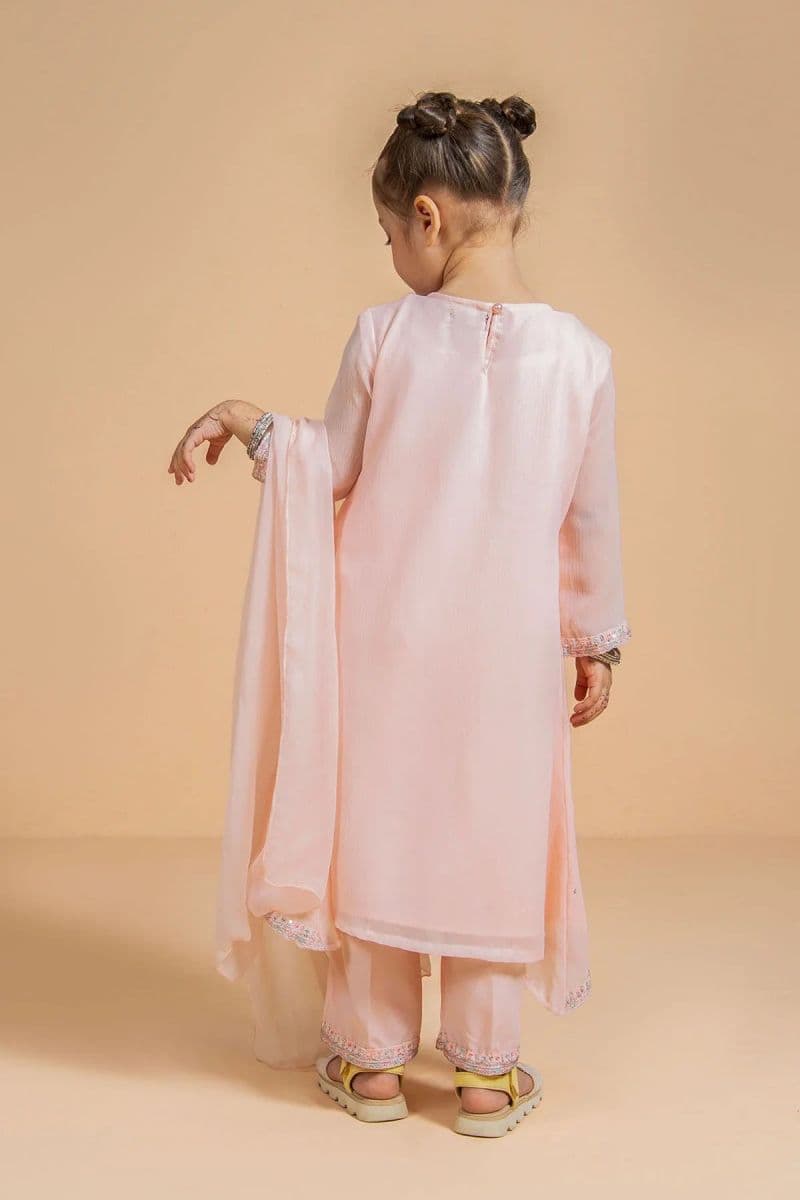 Chiffon Embroidered 3 Pc Suit