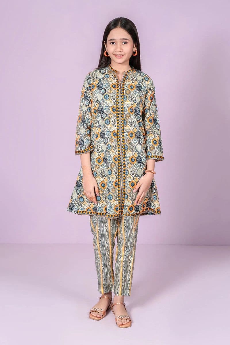 Cotton Lawn Printed 2 Pc Suit