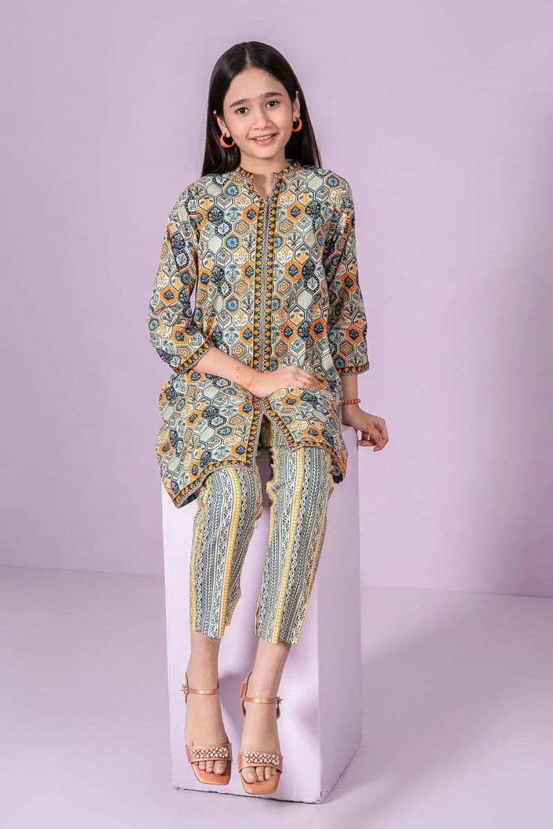 Cotton Lawn Printed 2 Pc Suit