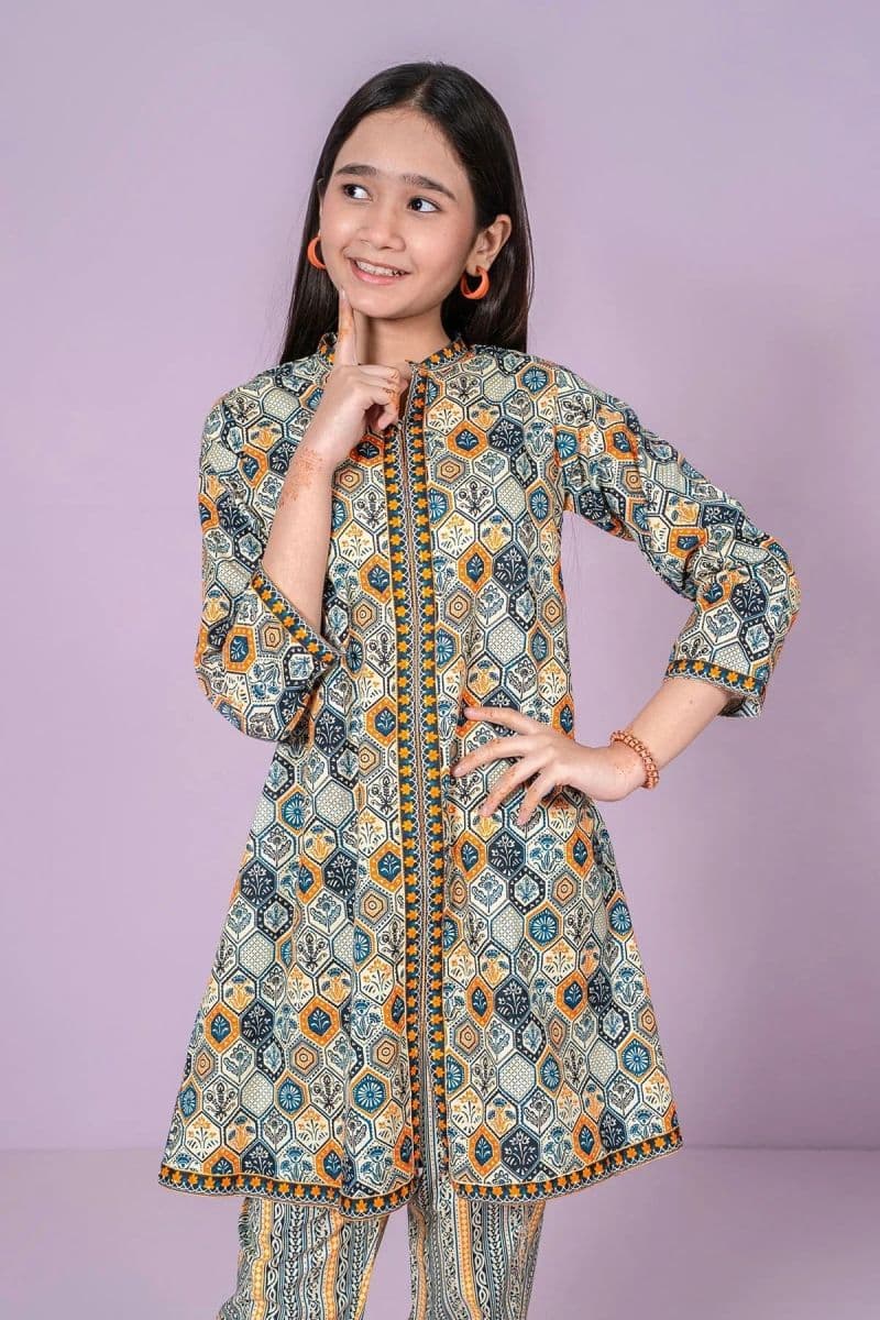 Cotton Lawn Printed 2 Pc Suit