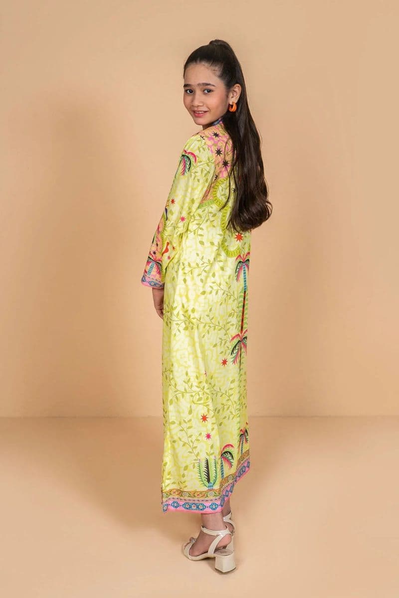 Poly Lawn Digital Printed Kaftan thumbnail