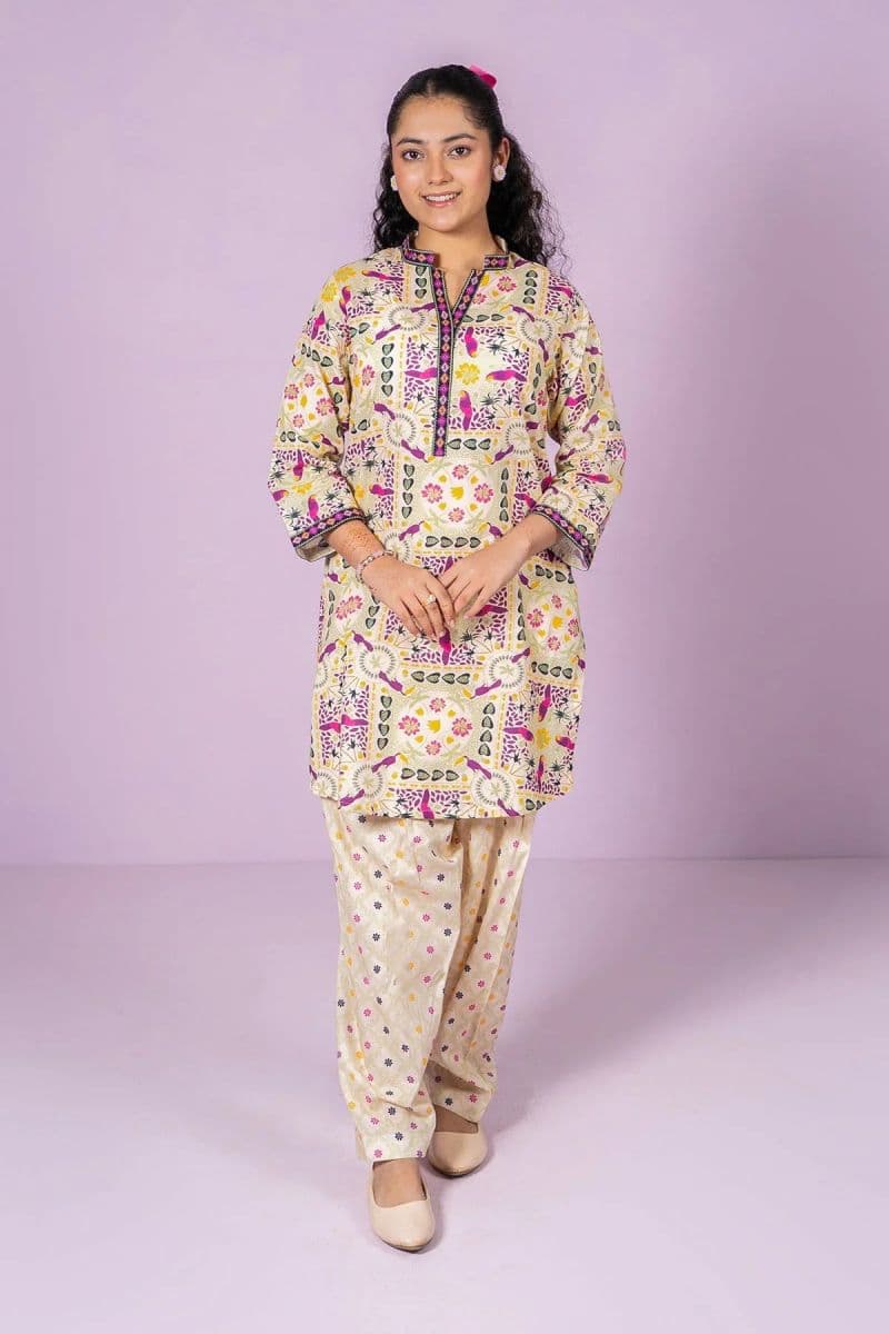 Cotton Lawn Printed 2 Pc Suit thumbnail