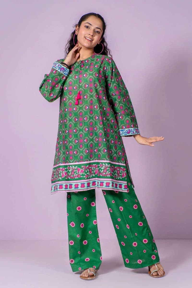 Cotton Lawn Printed 2 Pc Suit thumbnail