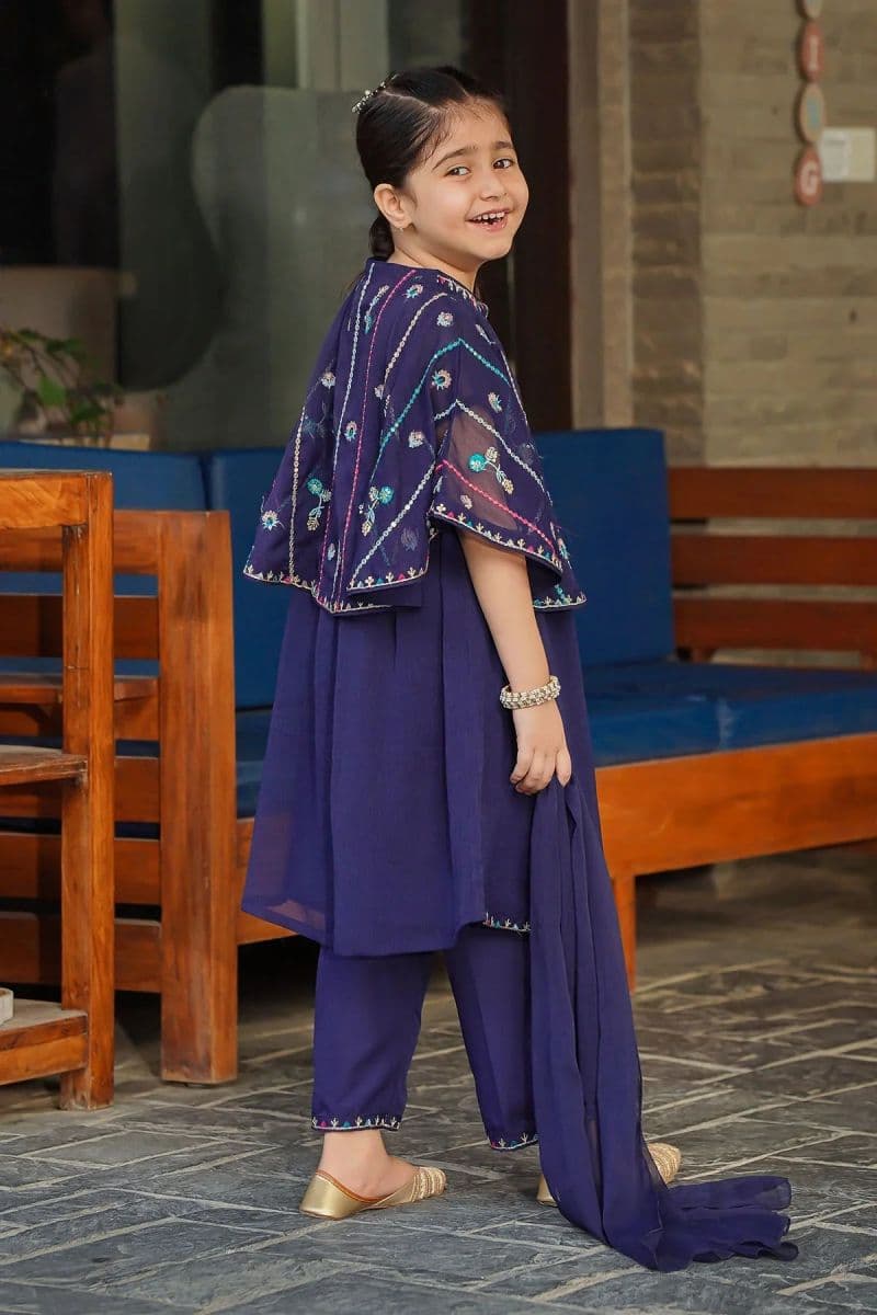 Chiffon Embroidered 3 Pc Suit thumbnail