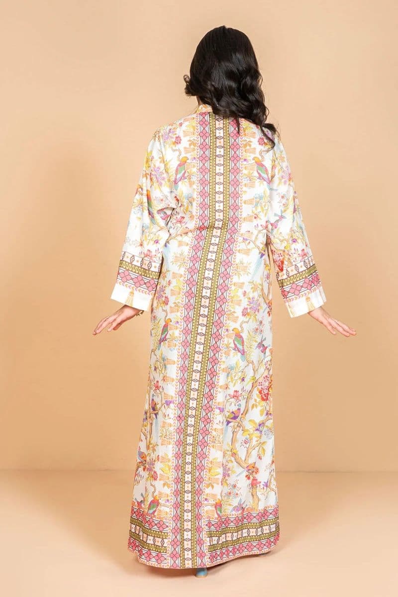 Poly Lawn Digital Printed Kaftan