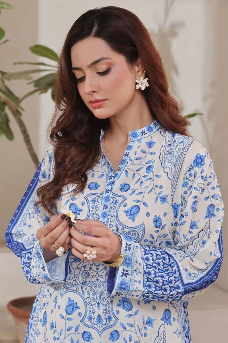 Poly Lawn Digital Printed 2 Pc Suit thumbnail