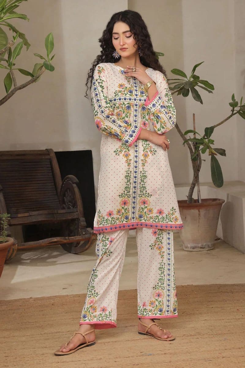Poly Lawn Digital Printed 2 Pc Suit thumbnail
