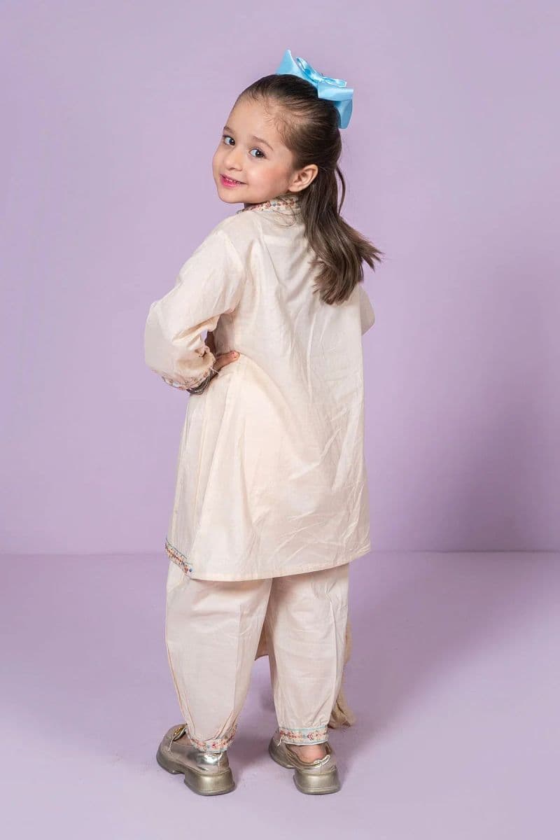Cotton Embroidered 3 Pc Suit thumbnail