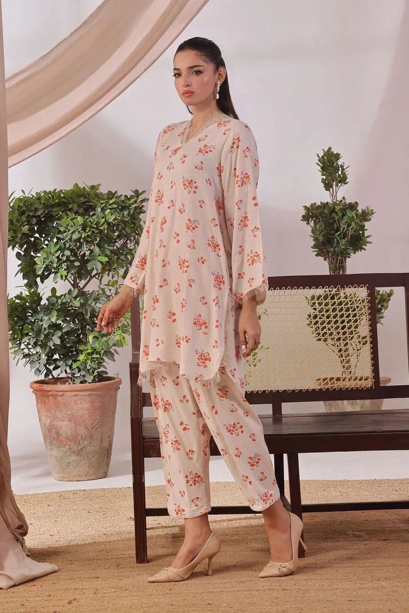 Chambray Cotton Womens 2 Pc Suit thumbnail