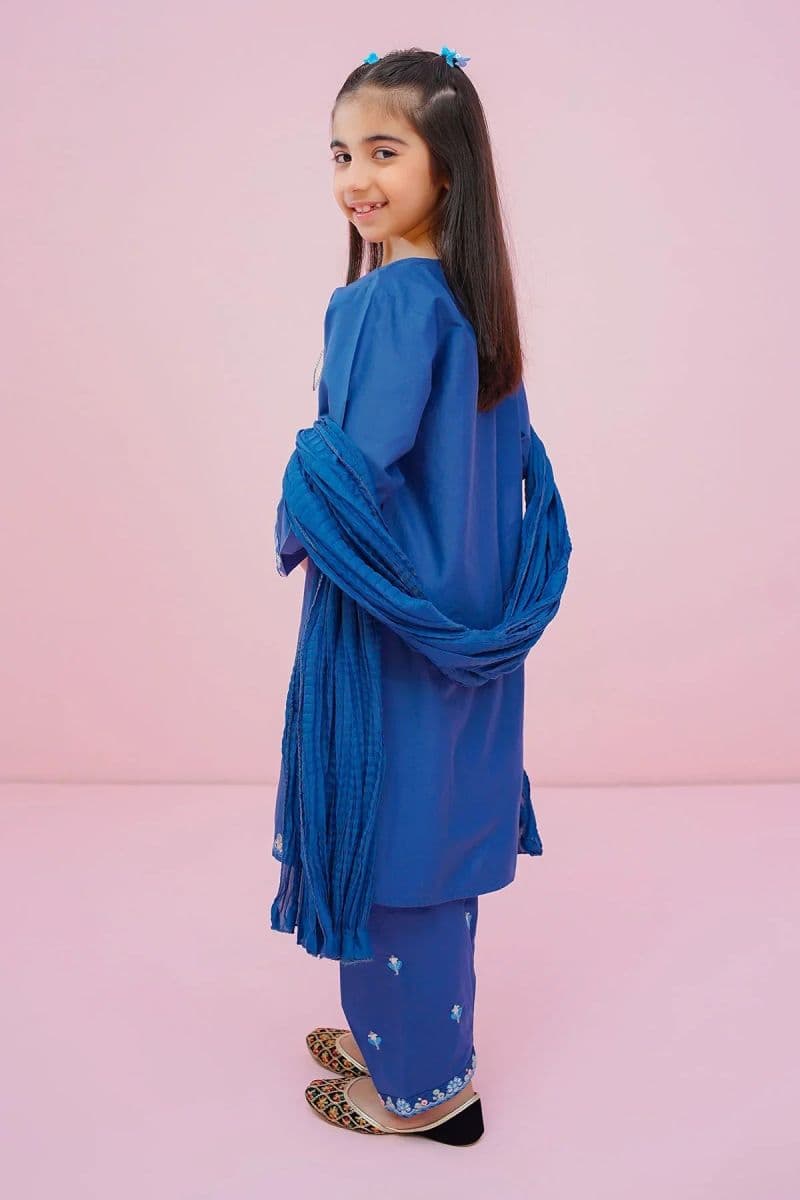 Cotton Embroidered 3 Pc Suit thumbnail