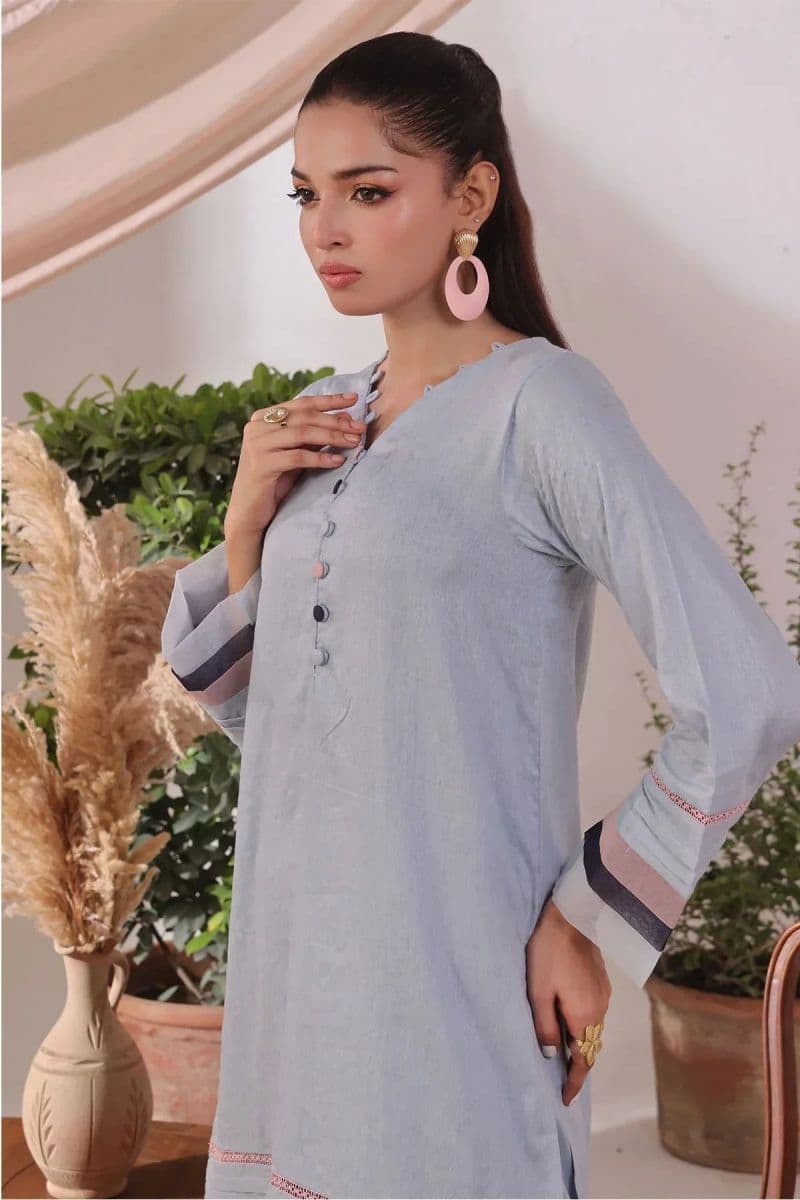 Cotton Jacquard Womens 2 Pc Suit thumbnail