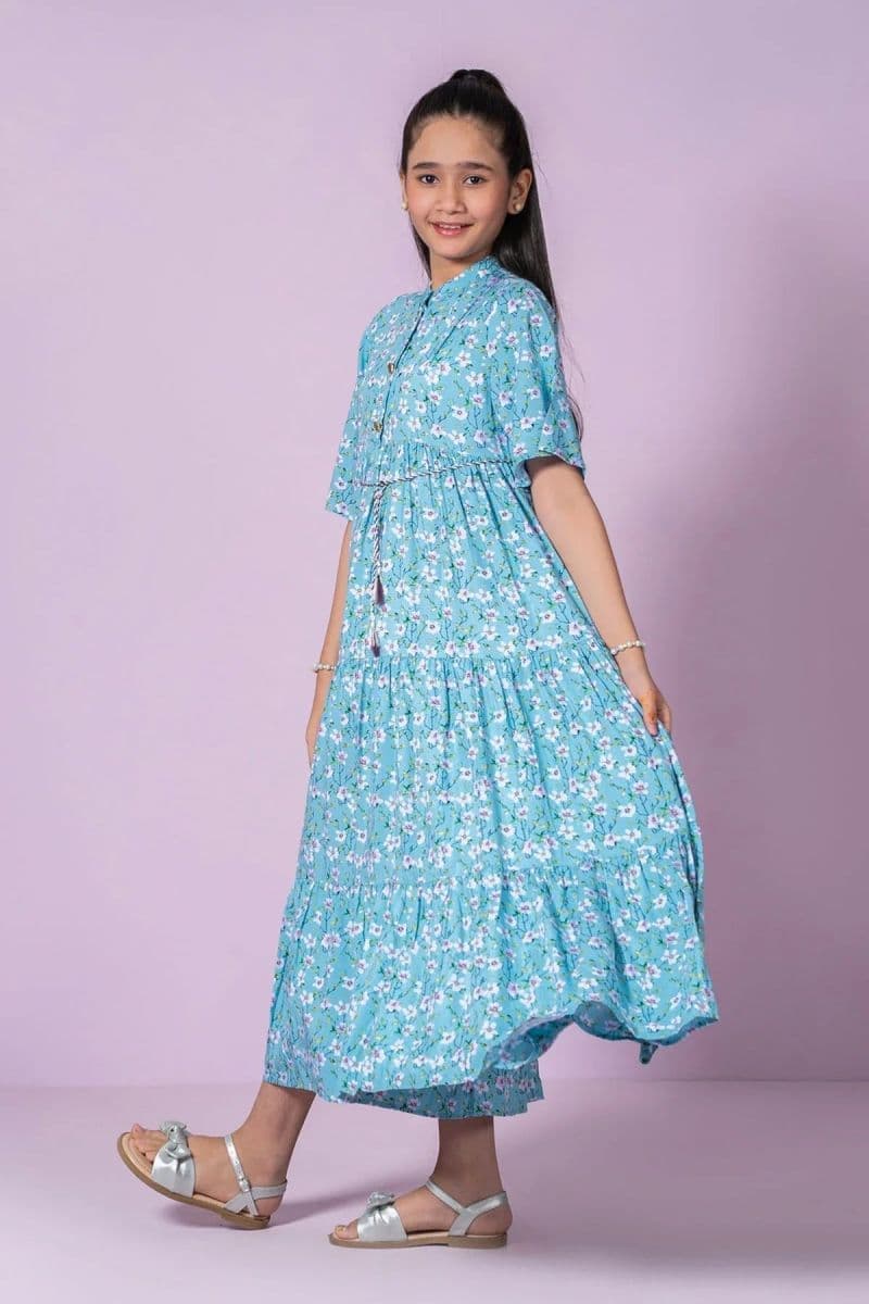 Boski Linen Printed Dress thumbnail