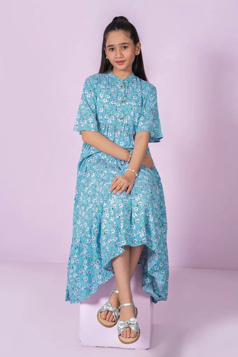 Boski Linen Printed Dress thumbnail