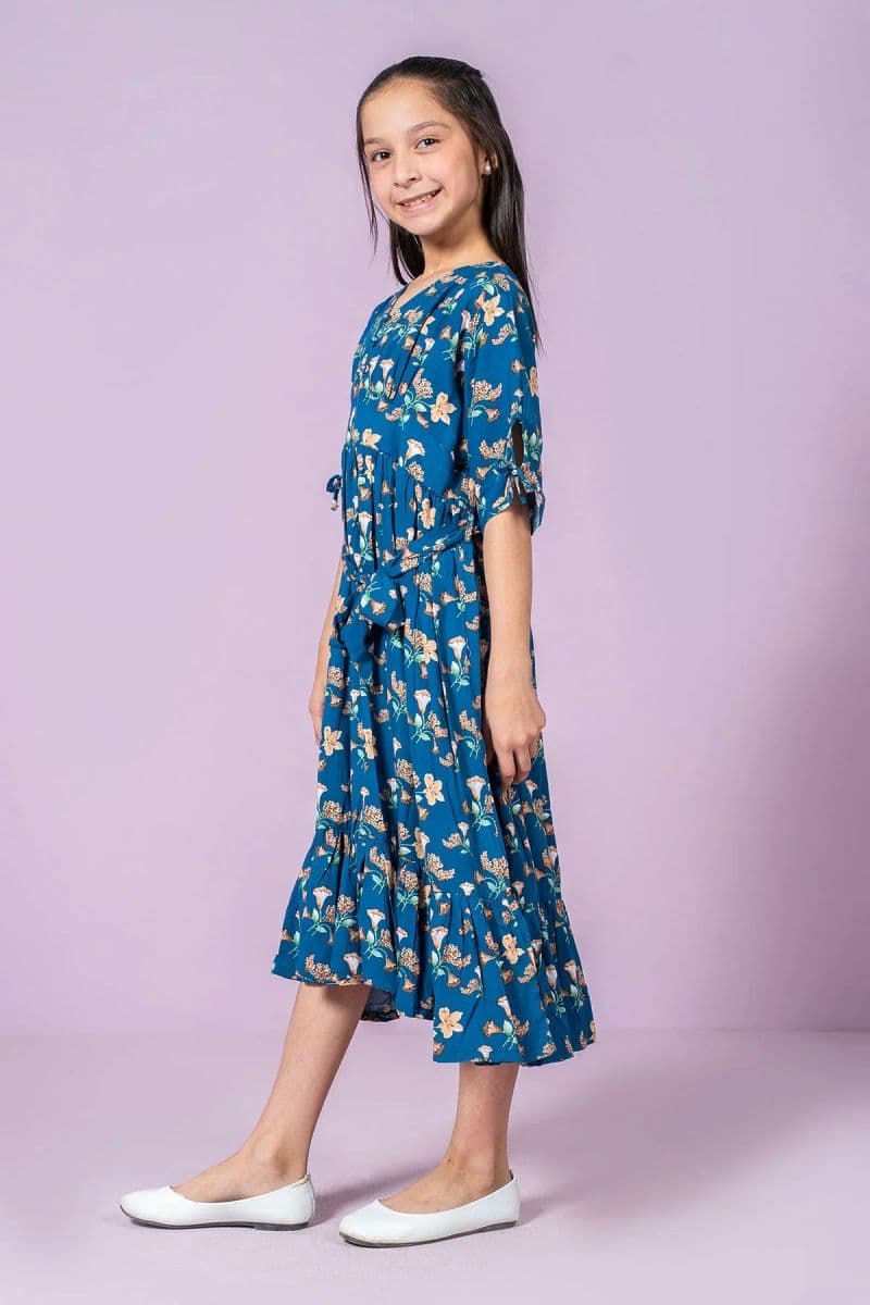 Boski Linen Printed Dress thumbnail