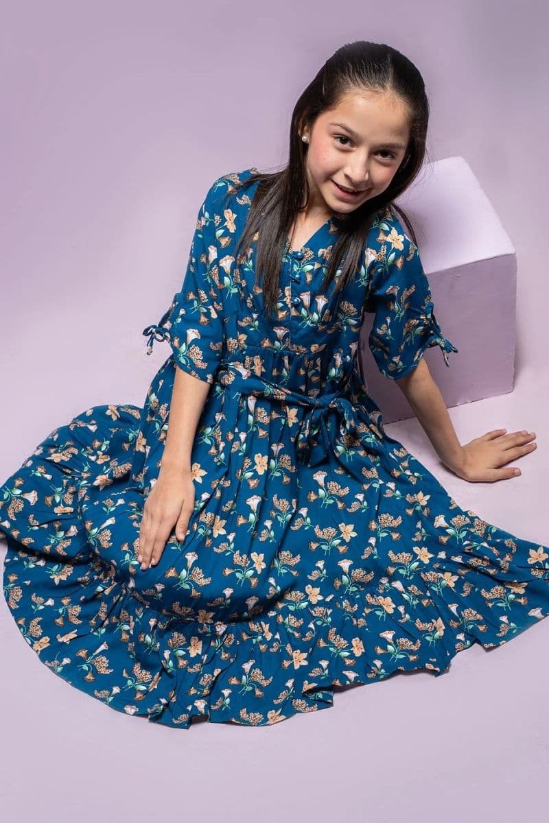 Boski Linen Printed Dress thumbnail