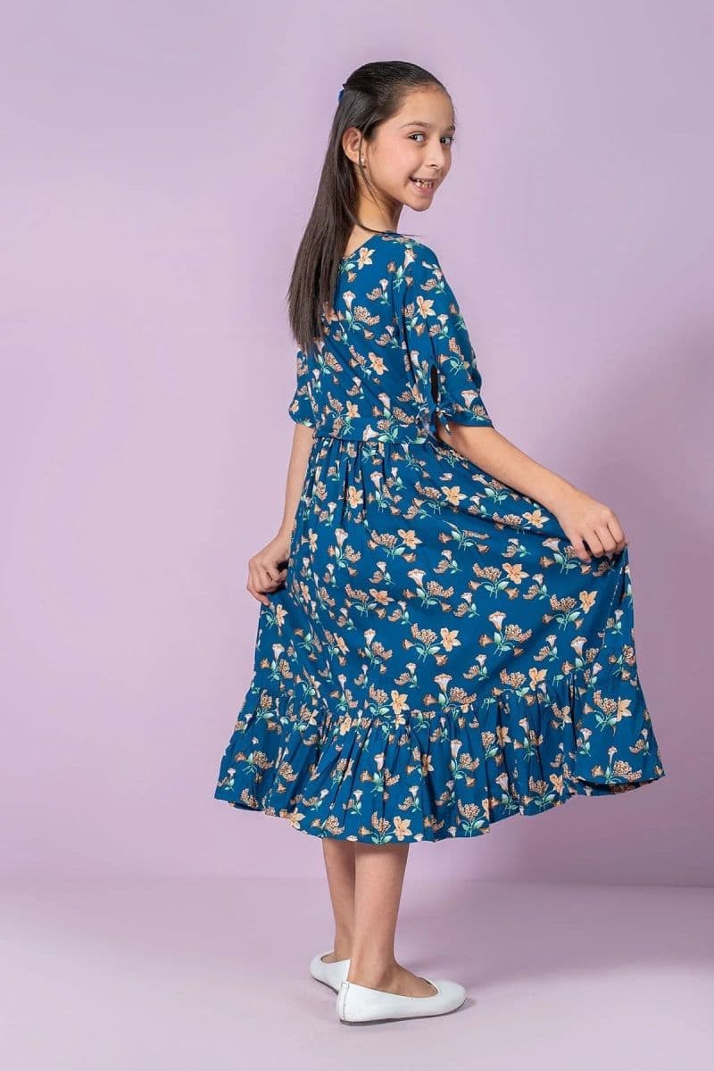 Boski Linen Printed Dress thumbnail