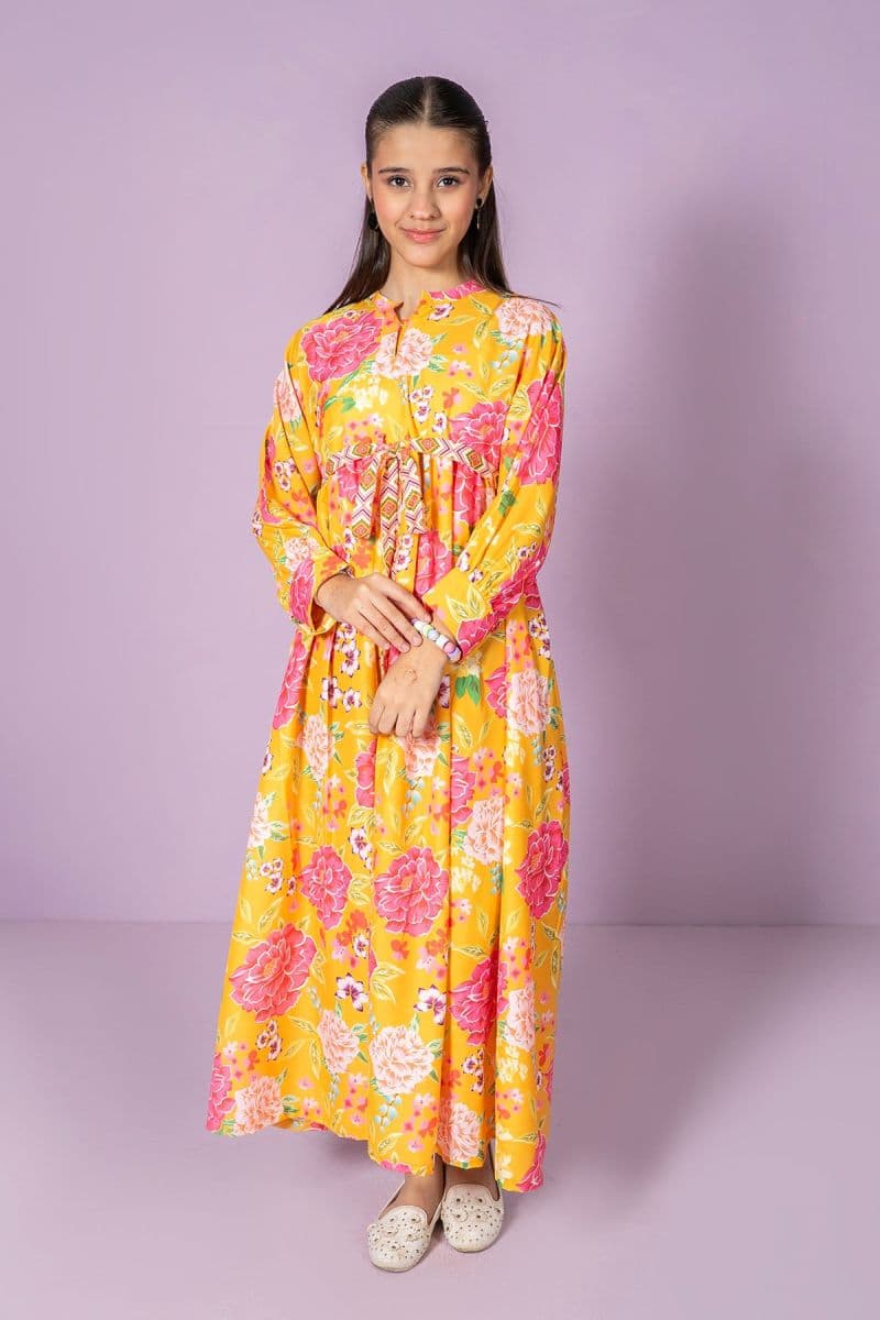 Digital Printed Poly Lawn Dress thumbnail