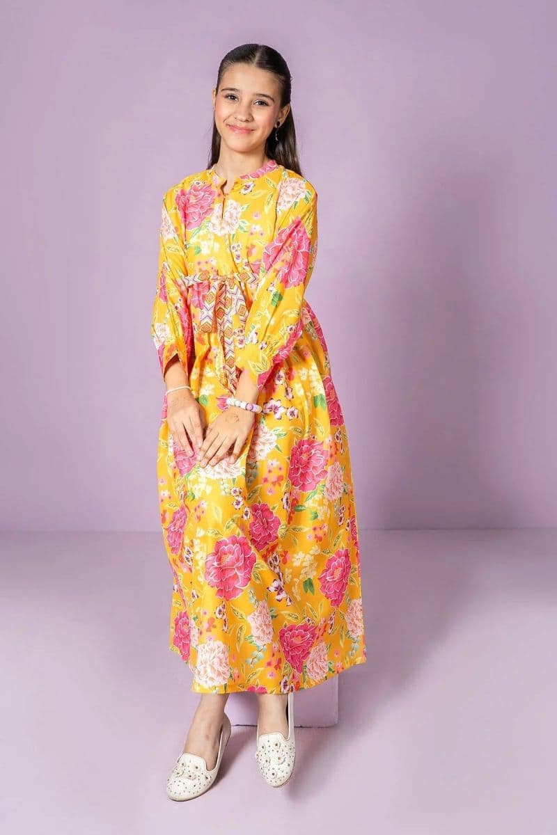 Digital Printed Poly Lawn Dress thumbnail