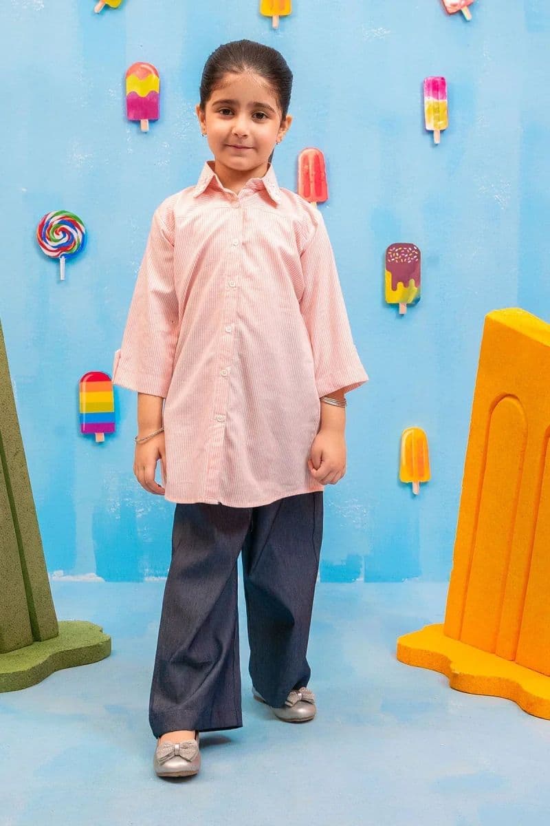 Pin Stripes Cotton 2 Pc Suit thumbnail
