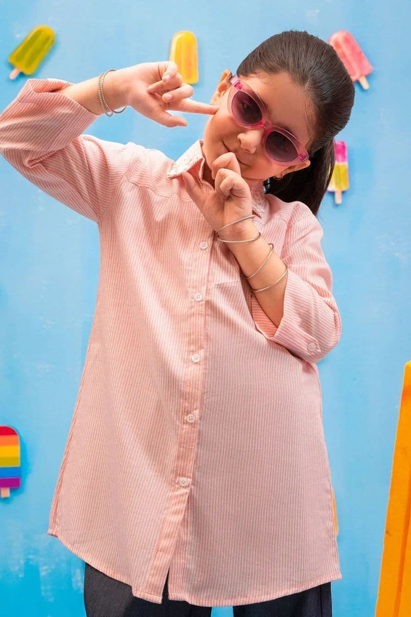 Pin Stripes Cotton 2 Pc Suit thumbnail