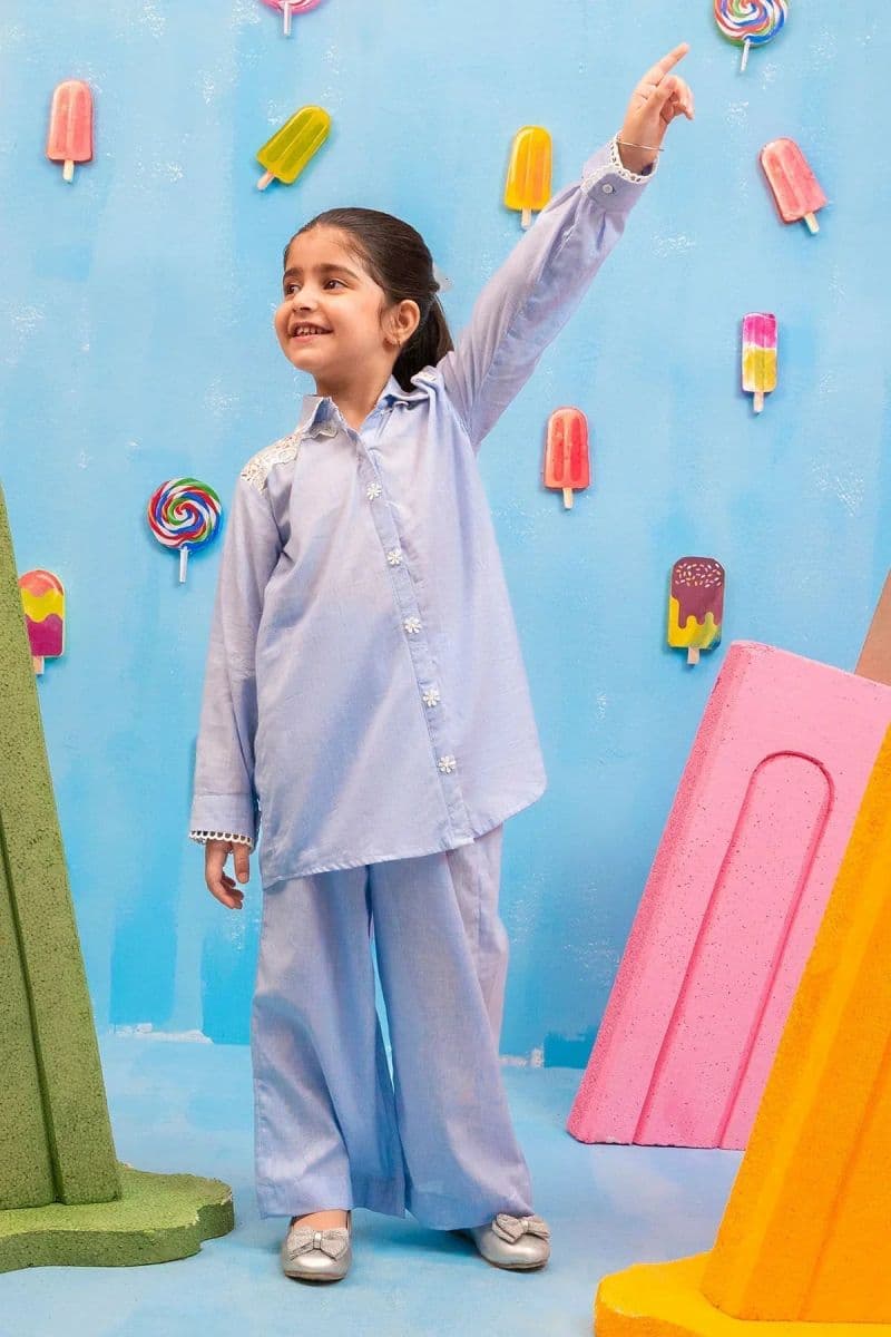 Chambray Cotton 2 Pc Suit thumbnail