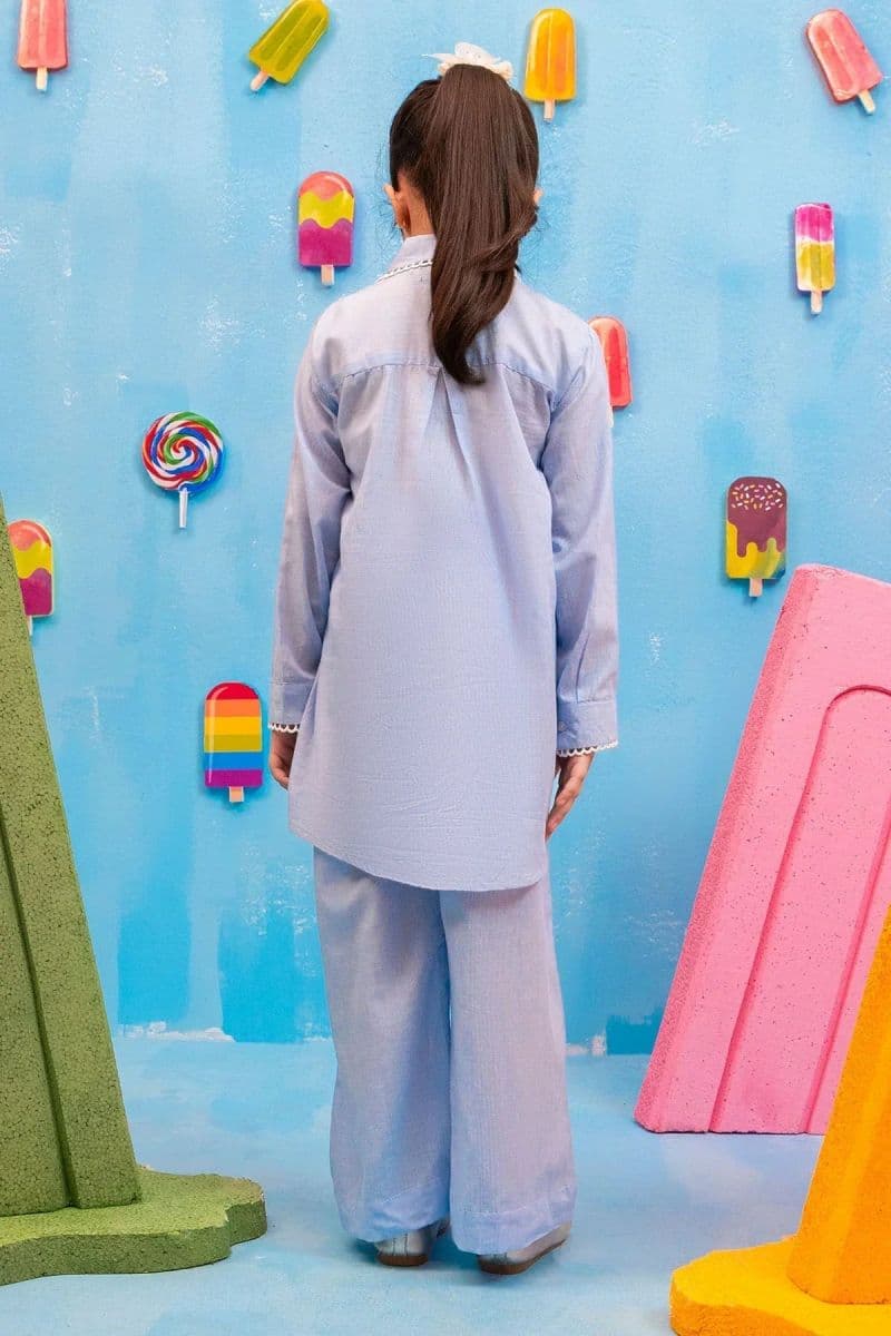 Chambray Cotton 2 Pc Suit thumbnail