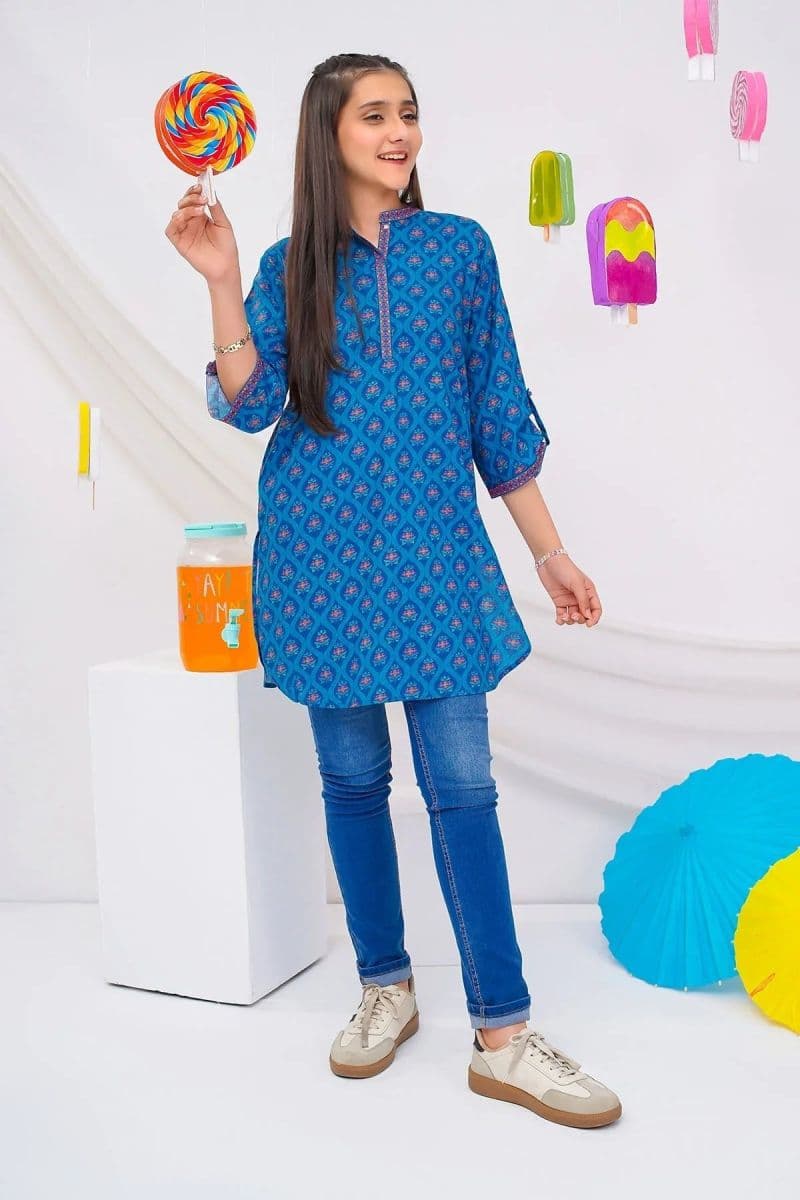 Cotton Lawn Digital Printed Kurta thumbnail