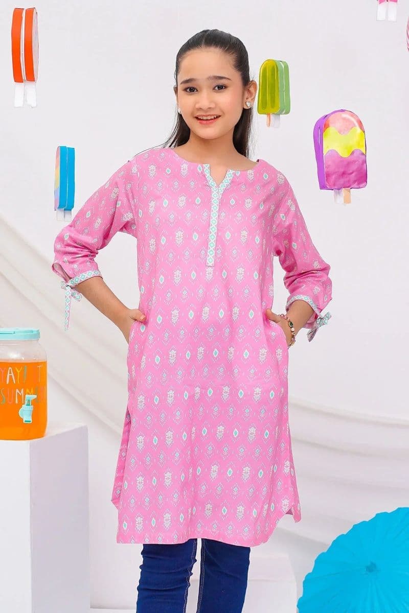 Cotton Lawn Digital Printed Kurta thumbnail