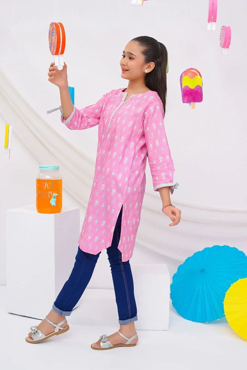 Cotton Lawn Digital Printed Kurta thumbnail