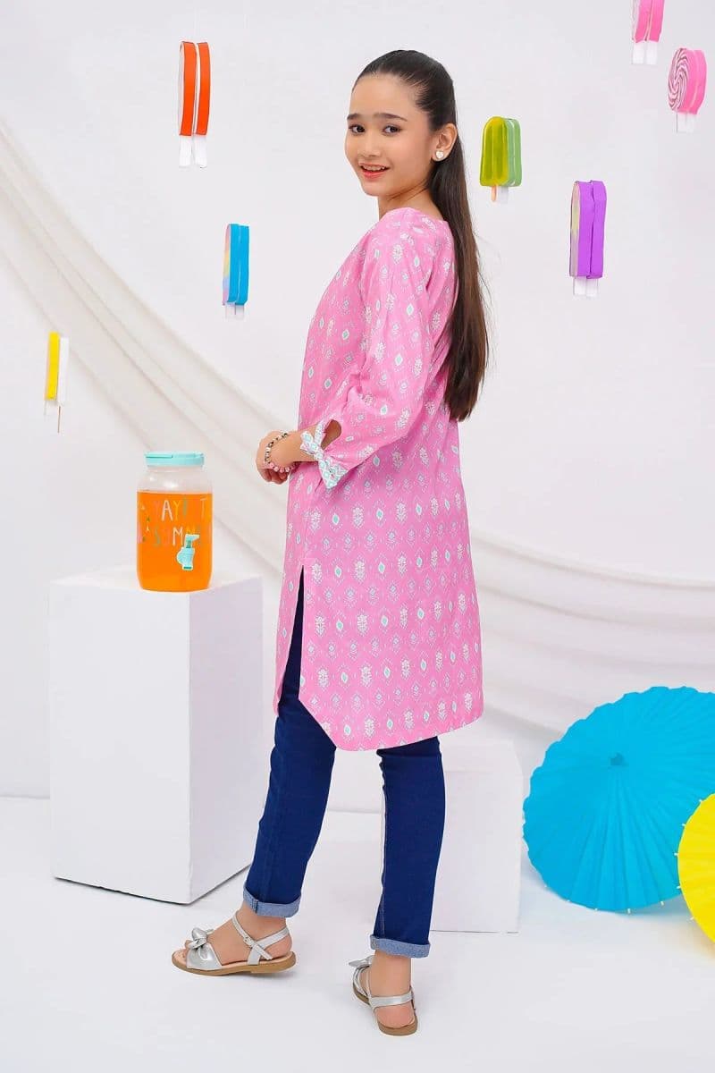 Cotton Lawn Digital Printed Kurta thumbnail