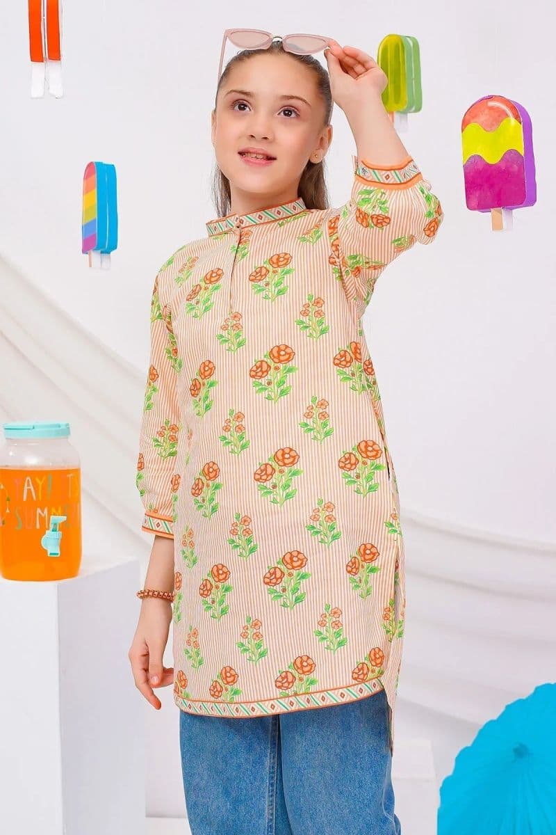 Cotton Lawn Digital Printed Kurta