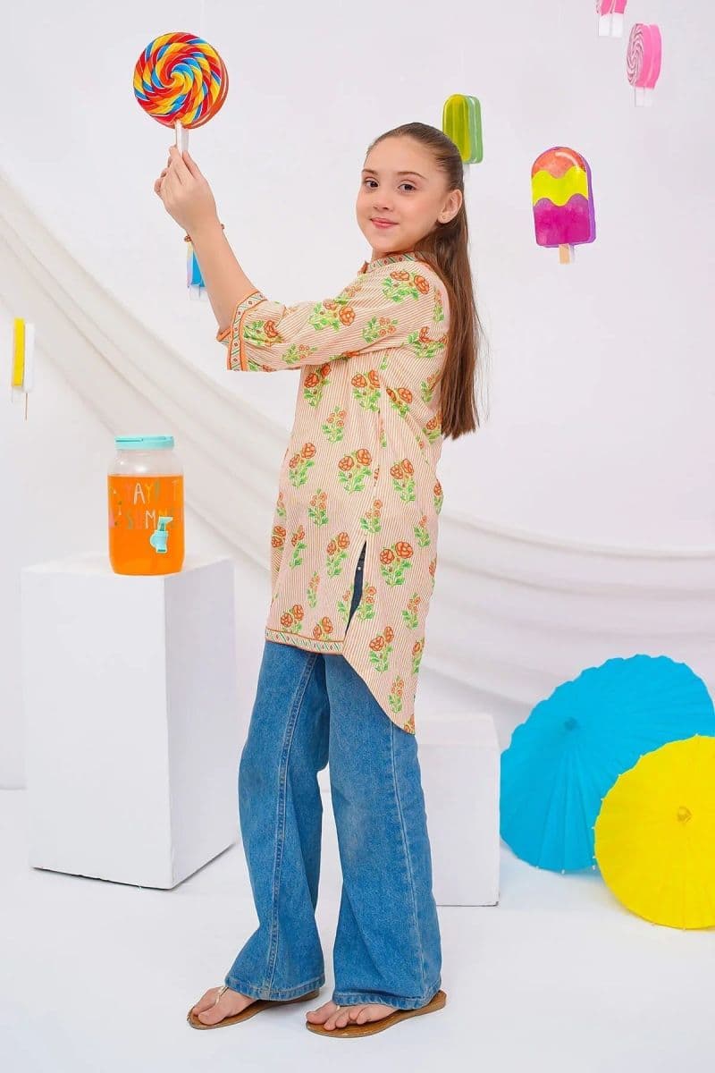 Cotton Lawn Digital Printed Kurta