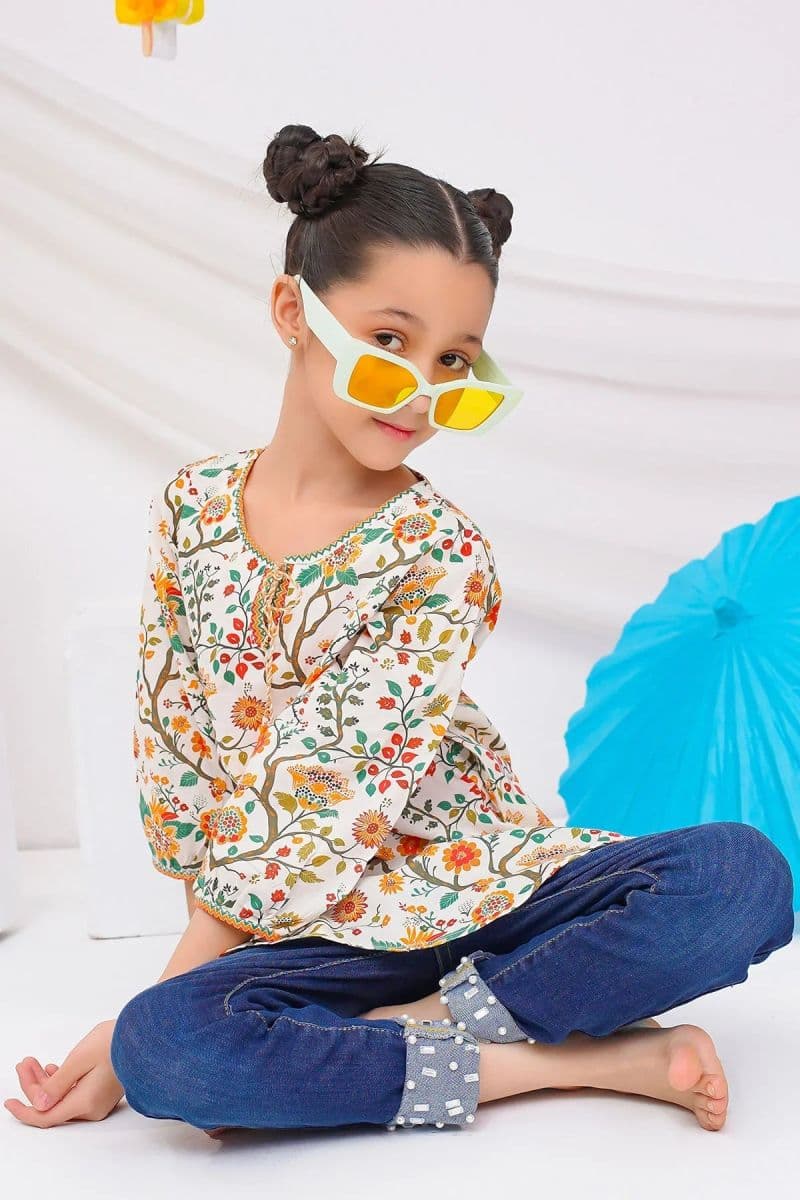 Cotton Lawn Digital Printed Kurta