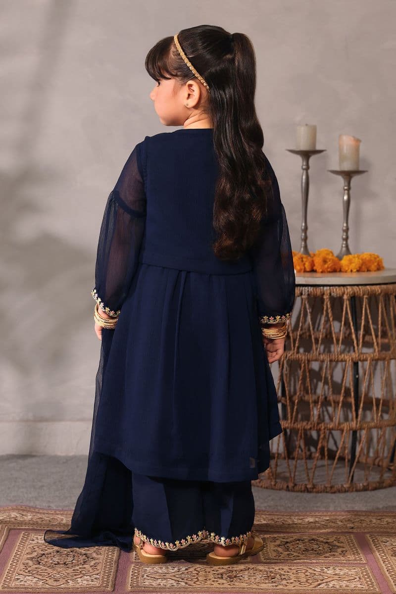Chiffon Embroidered 3 Pc Suit thumbnail