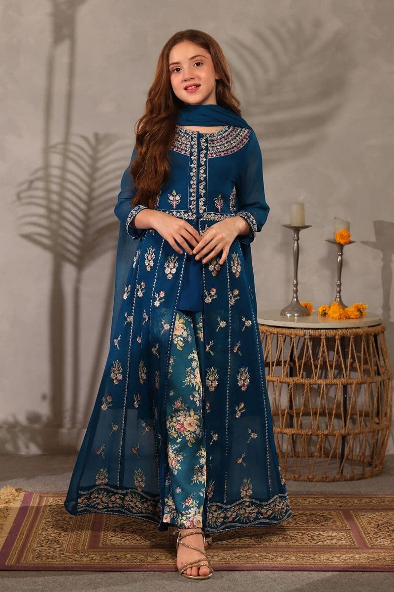 Chiffon Embroidered 3 Pc Suit thumbnail