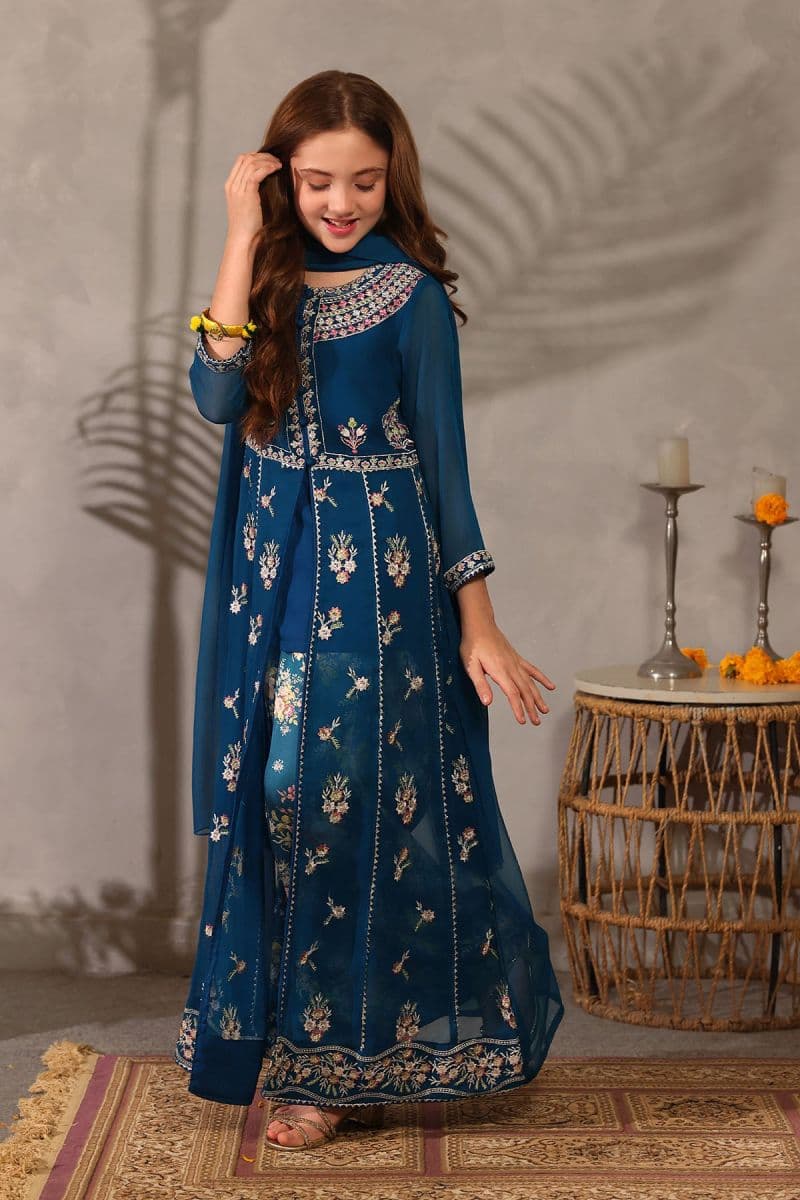 Chiffon Embroidered 3 Pc Suit thumbnail