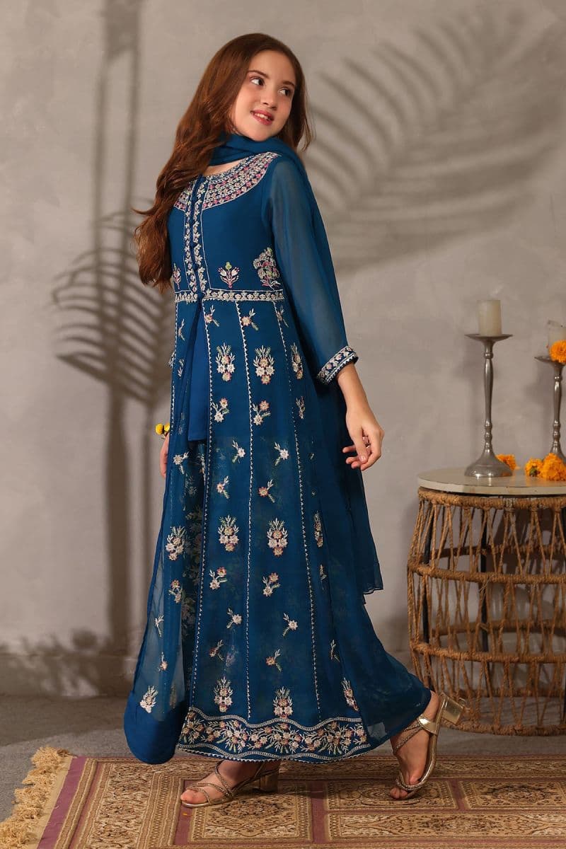 Chiffon Embroidered 3 Pc Suit thumbnail