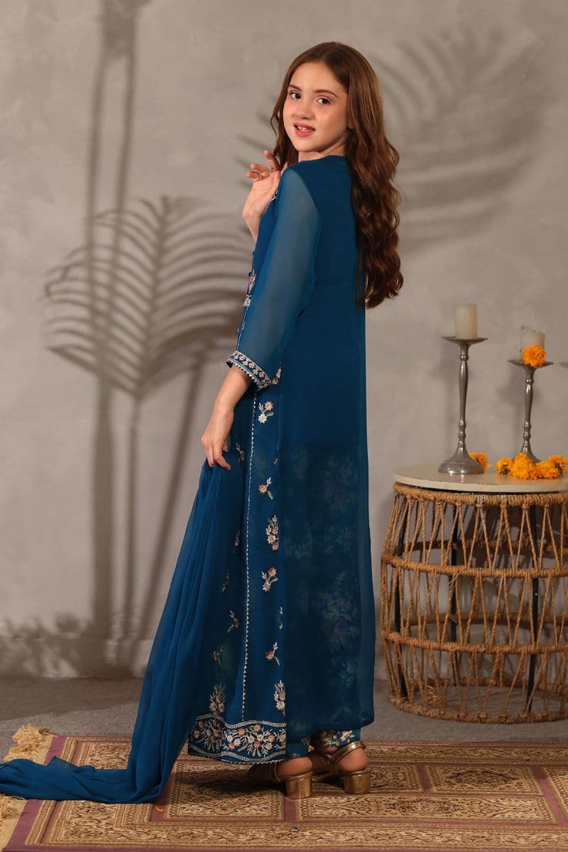 Chiffon Embroidered 3 Pc Suit thumbnail