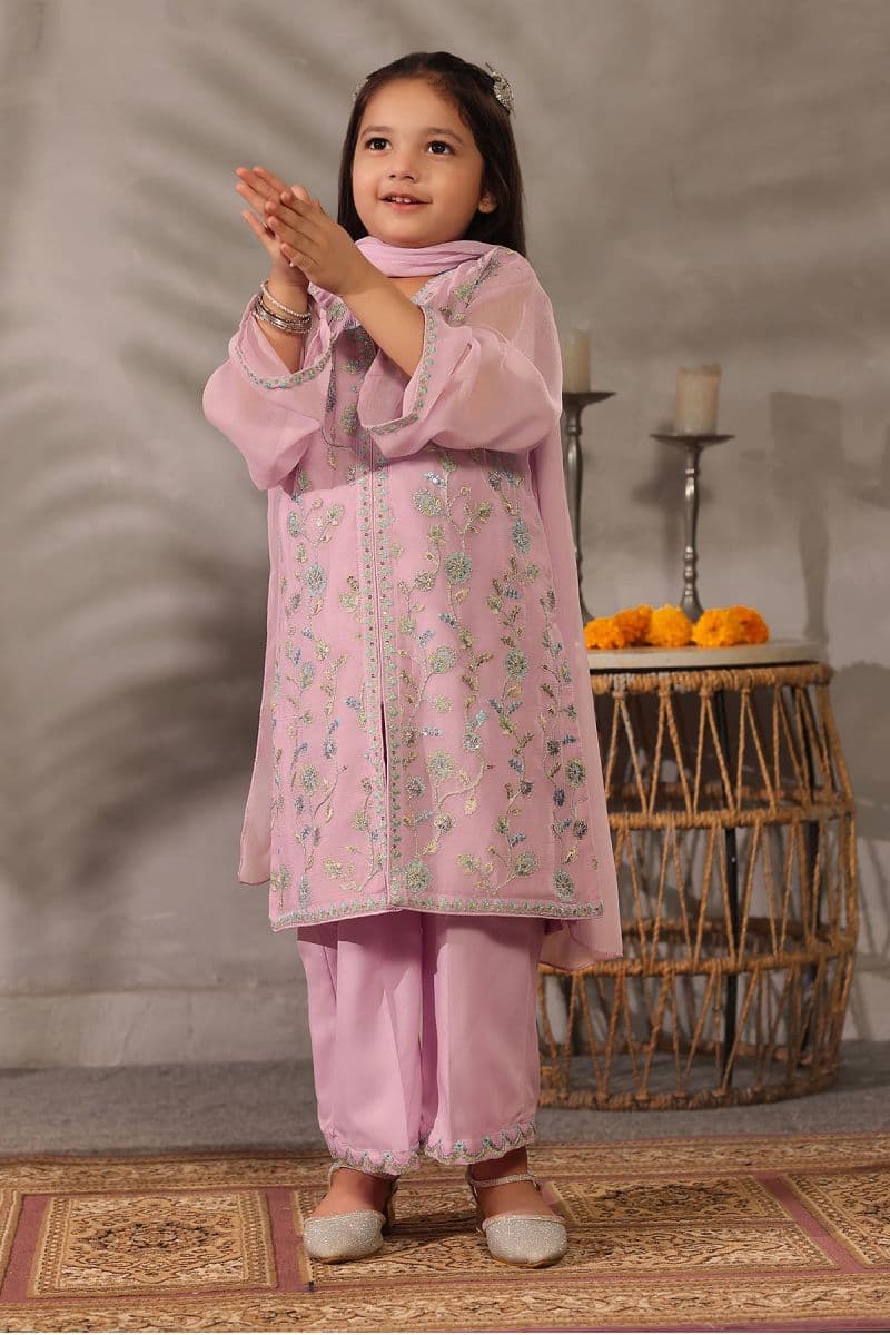 Chiffon Embroidered 3 Pc Suit thumbnail