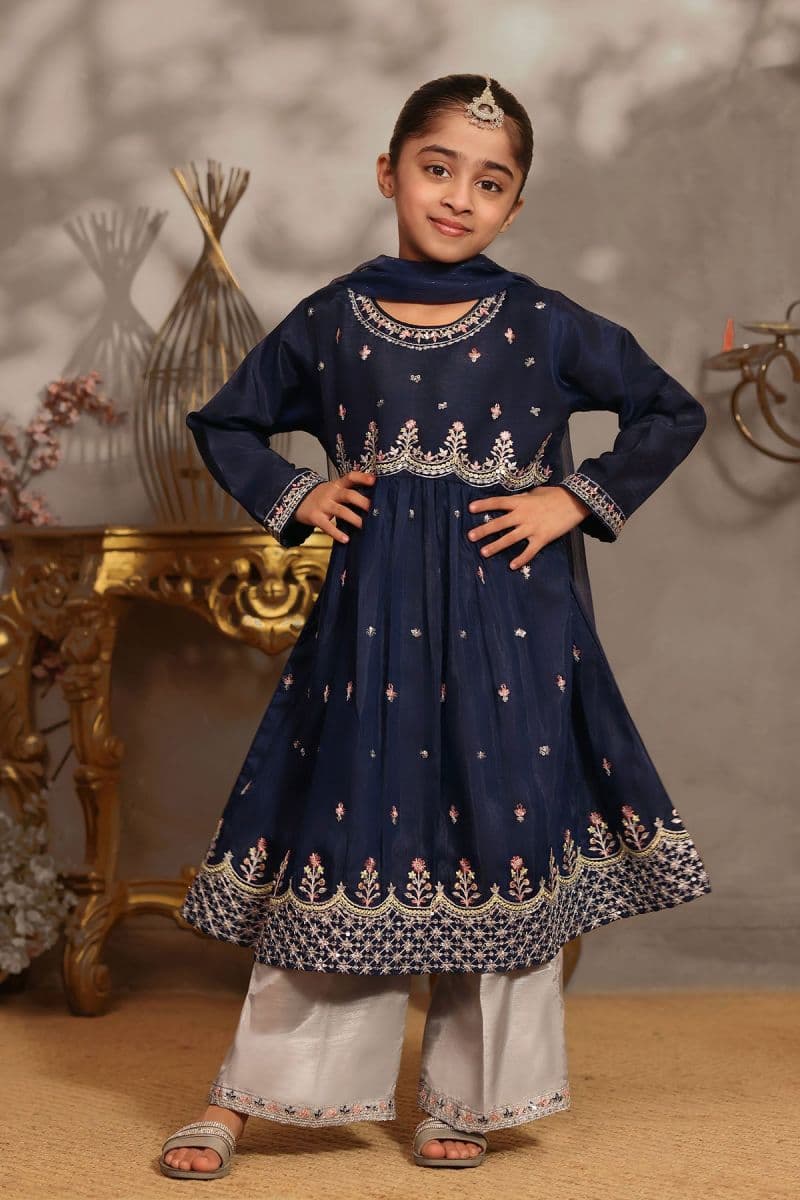 Cotton Silk Embroidered 3 Pc Suit
