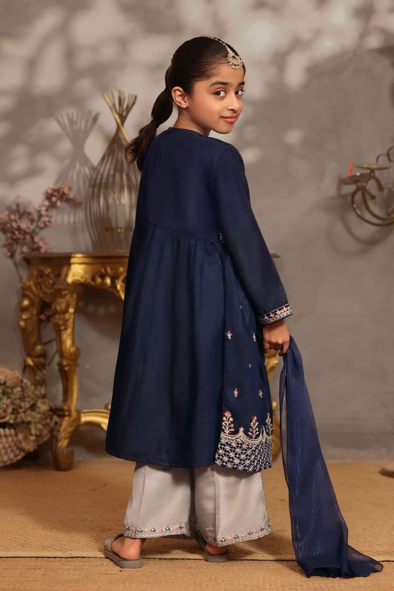 Cotton Silk Embroidered 3 Pc Suit