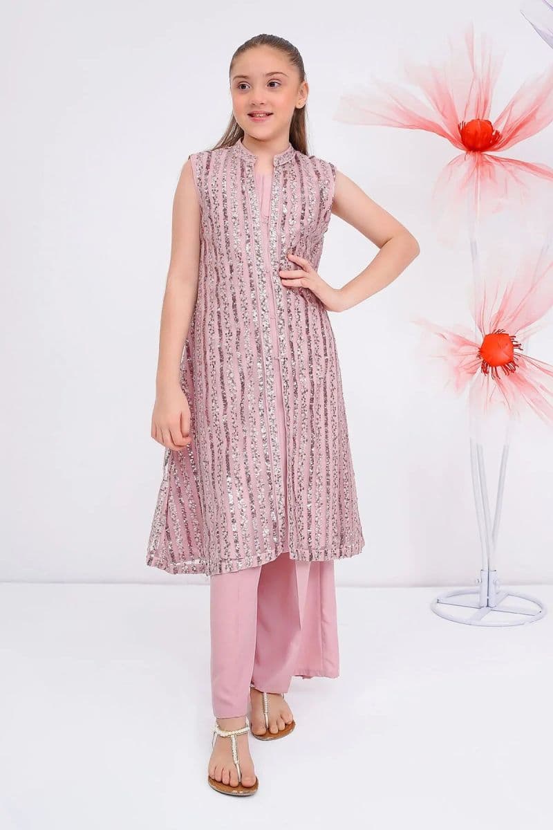 Sequence Net Embroidered 2 Pc Suit thumbnail