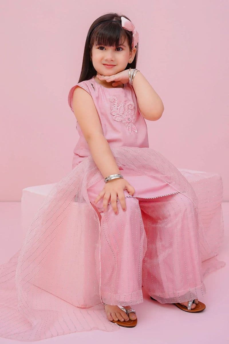 Cotton Silk Hand Adda Work 3 Pc Suit