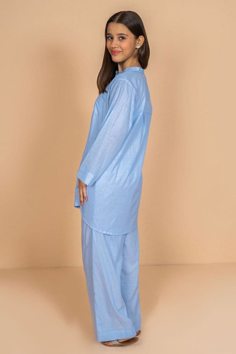 Chambray Cotton 2 Pc Suit thumbnail