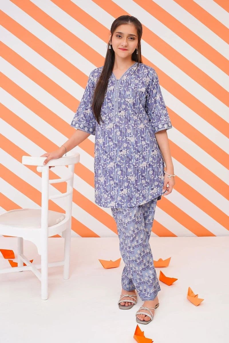 Cotton Lawn Digital Printed 2 Pc Suit thumbnail