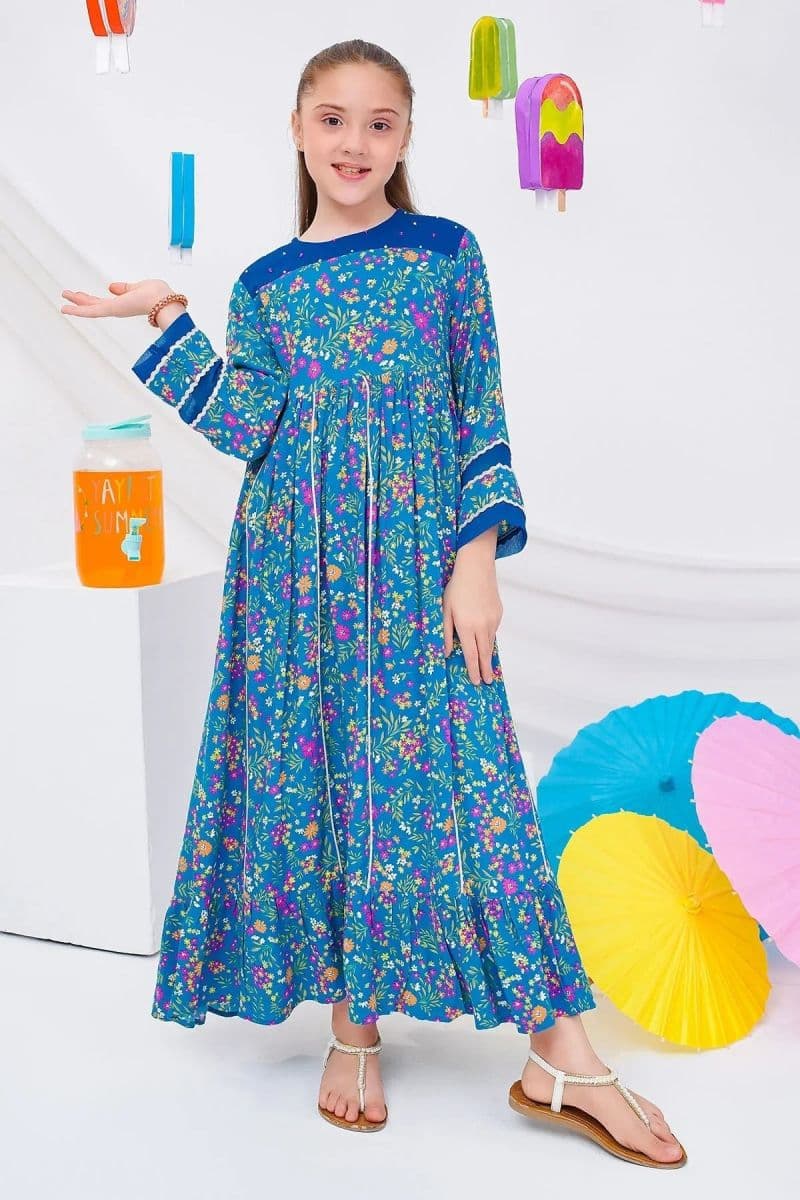 Boski Linen Printed Dress thumbnail