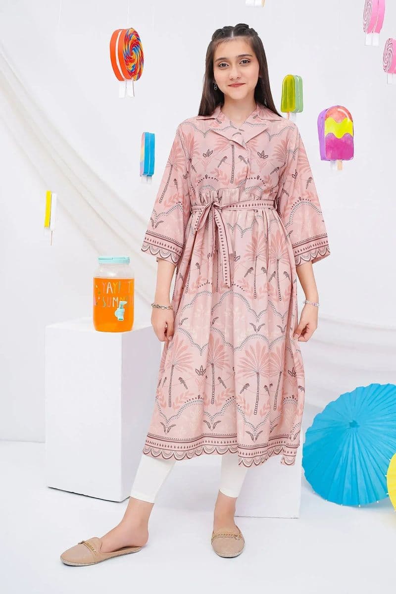 Digital Printed Poly Lawn Dress thumbnail