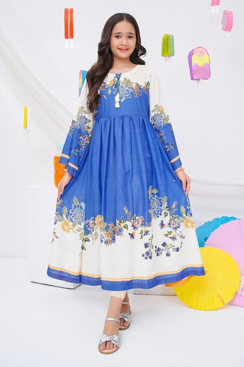 Digital Printed Poly Lawn Dress thumbnail