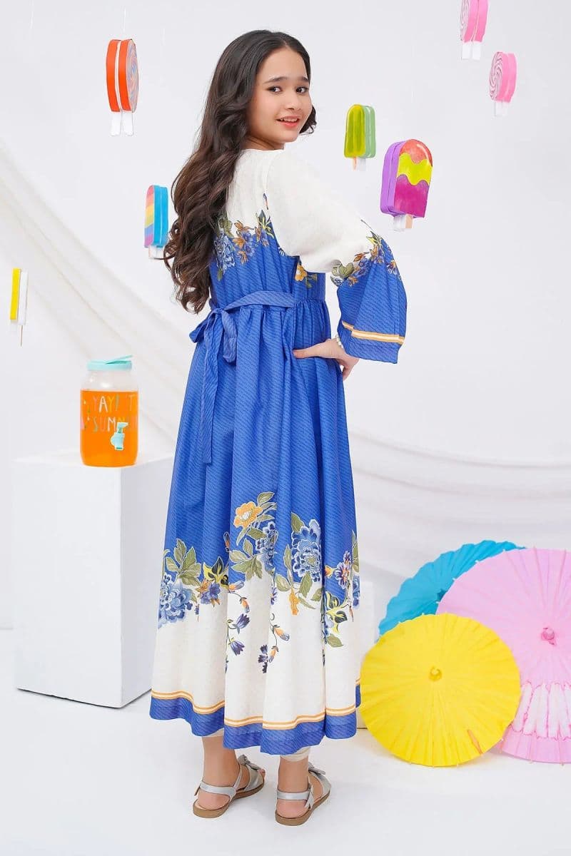 Digital Printed Poly Lawn Dress thumbnail