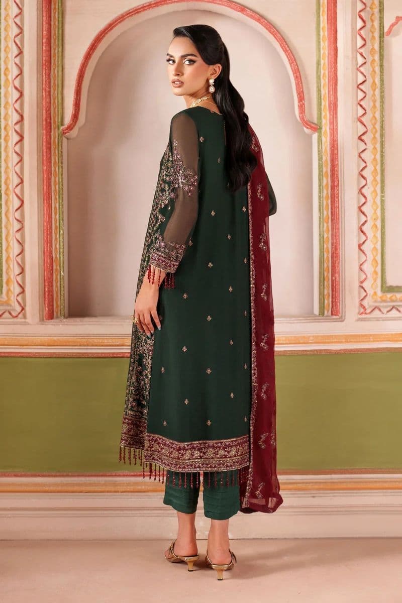 Embroidered Raw Silk Unstitched Suit (MUF-07) thumbnail
